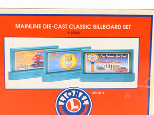 O 1/48 Scale Lionel #6-22952 Mainline Die-Cast Classic Billboard Set