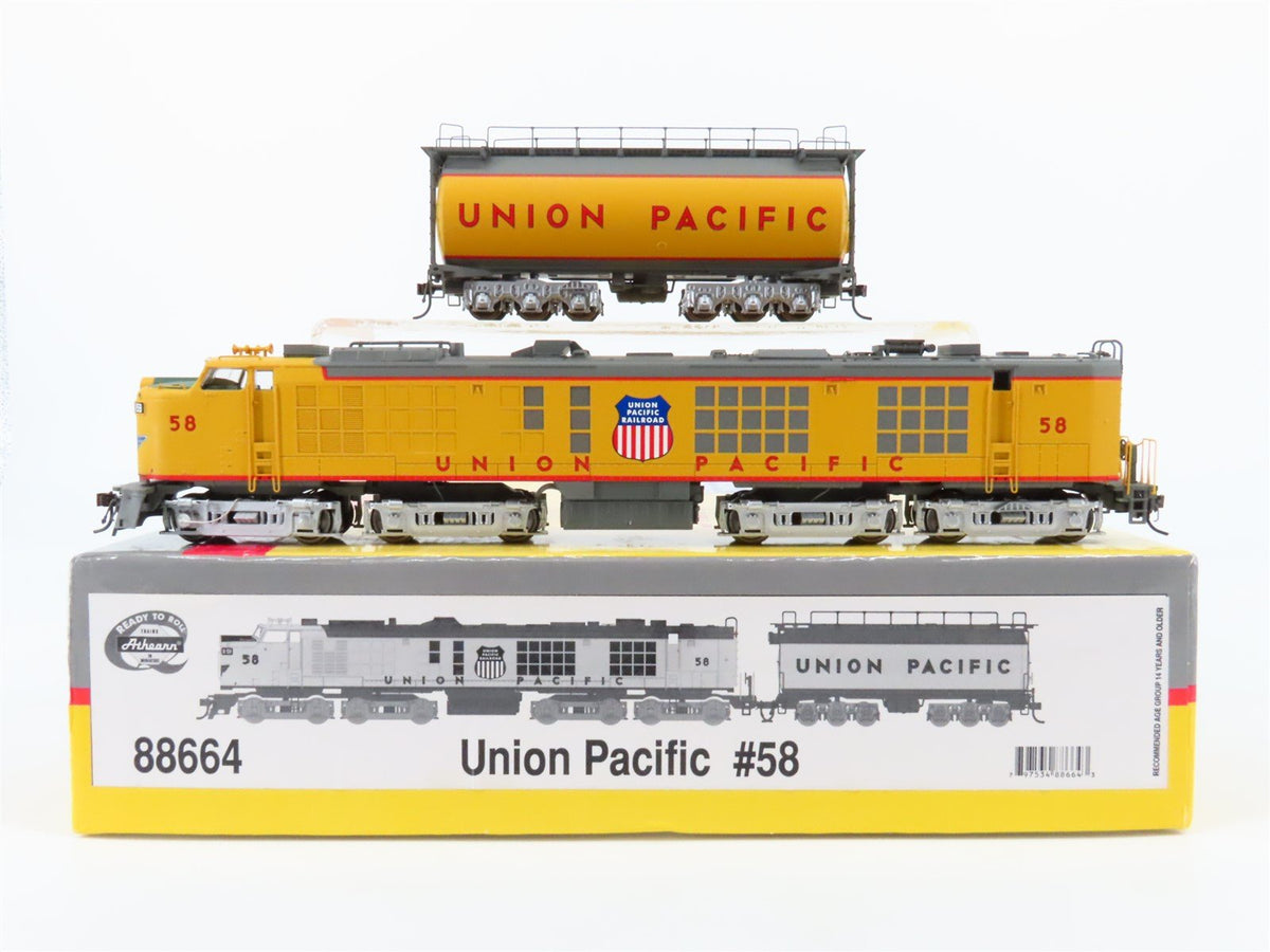 HO Scale Athearn 88664 UP Union Pacific Gas Turbine Locomotive #58 w/Tender