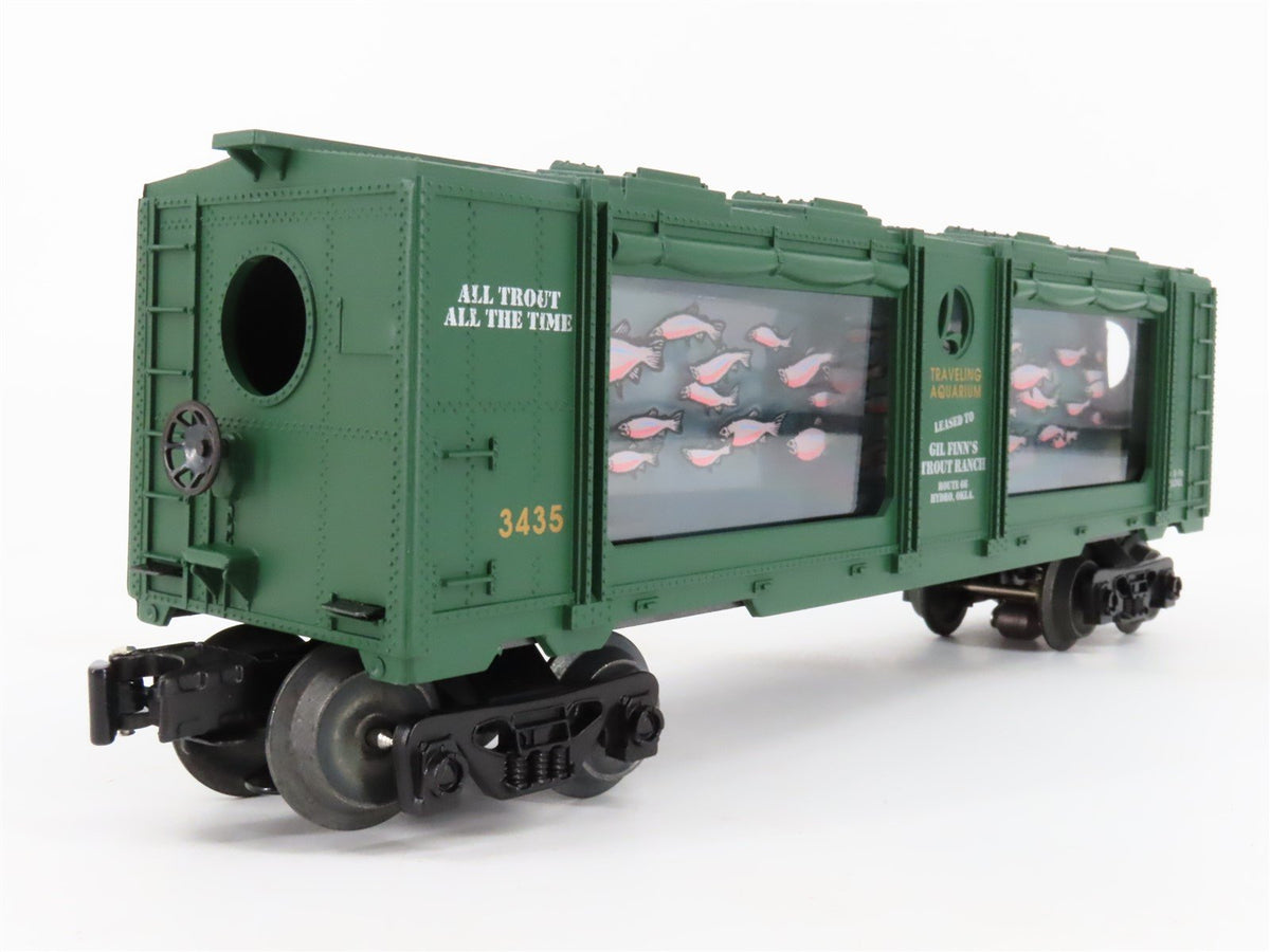 O Gauge 3-Rail Lionel 6-16742 Gil Finn&#39;s Trout Ranch Animated Aquarium Car #3435