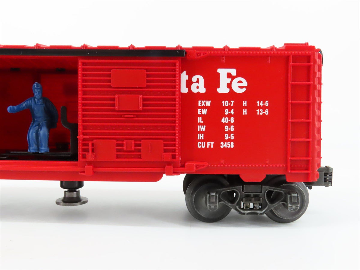 O Gauge 3-Rail Lionel 6-19805 ATSF Santa Fe Operating Single Door Box Car #19805