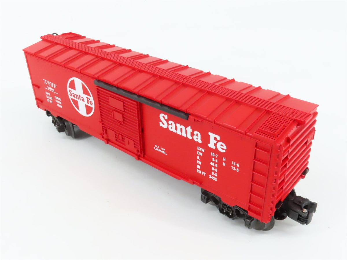 O Gauge 3-Rail Lionel 6-19805 ATSF Santa Fe Operating Single Door Box Car #19805