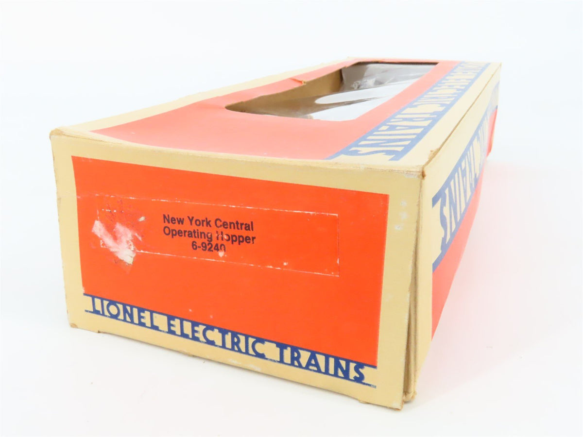 O Gauge 3-Rail Lionel 6-9240 NYC New York Central Operating 2-Bay Hopper #9240