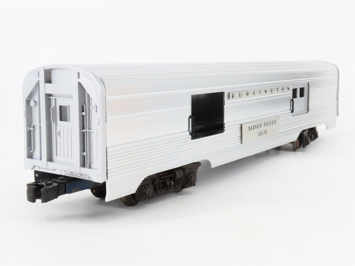 O Gauge 3-Rail Lionel 6-9576 CB&amp;Q Burlington Baggage Passenger &quot;Silver Pouch&quot;