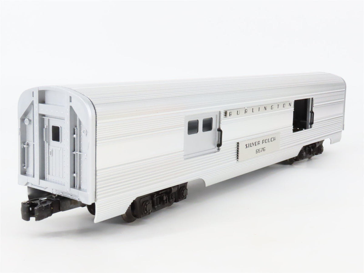 O Gauge 3-Rail Lionel 6-9576 CB&amp;Q Burlington Baggage Passenger &quot;Silver Pouch&quot;