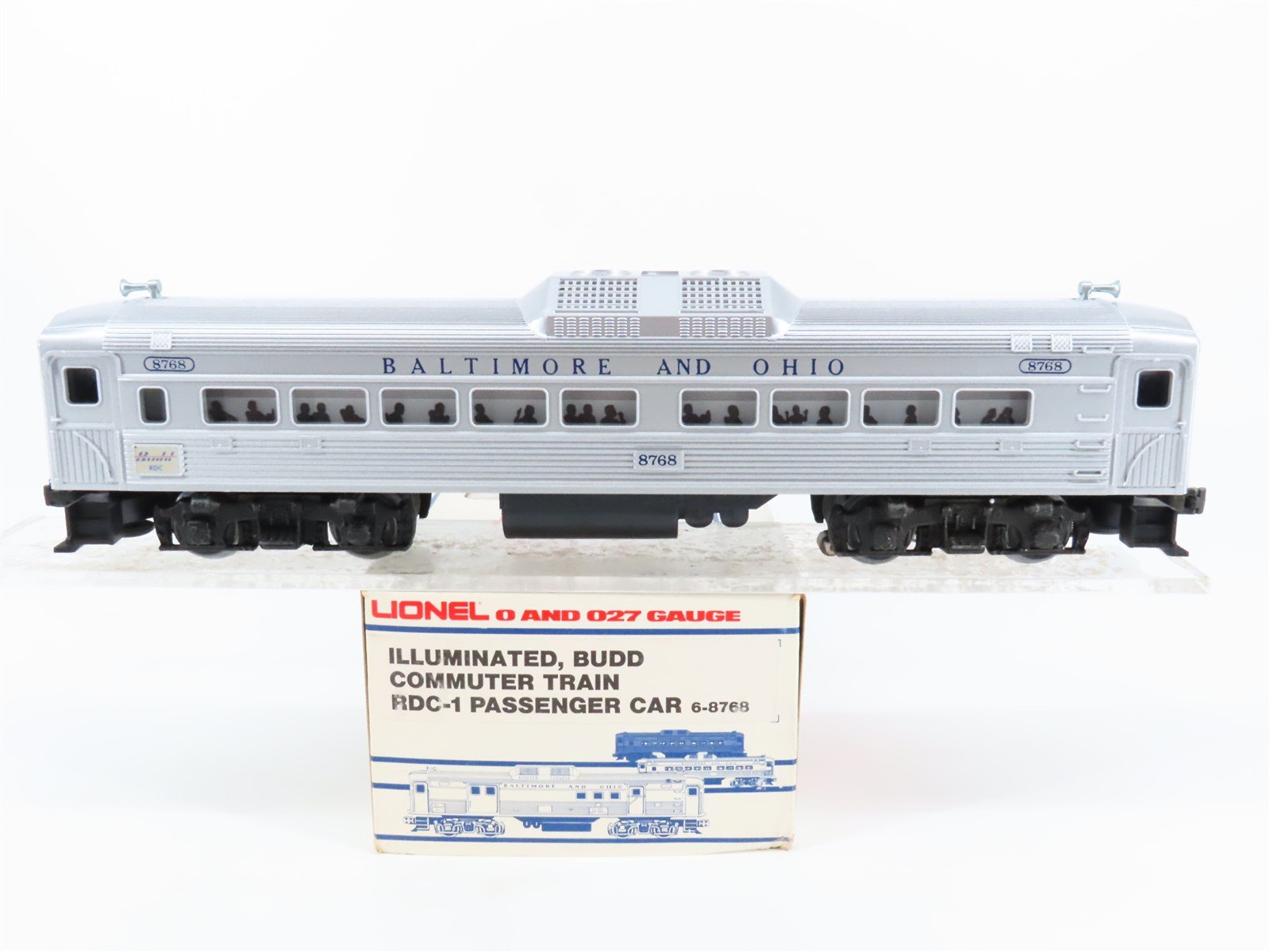 O Gauge 3-Rail Lionel 6-8768 B&O Railway RDC Passenger Car #8768 Unpowered