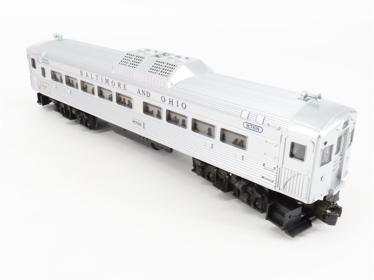 O Gauge 3-Rail Lionel 6-8768 B&amp;O Railway RDC Passenger Car #8768 Unpowered