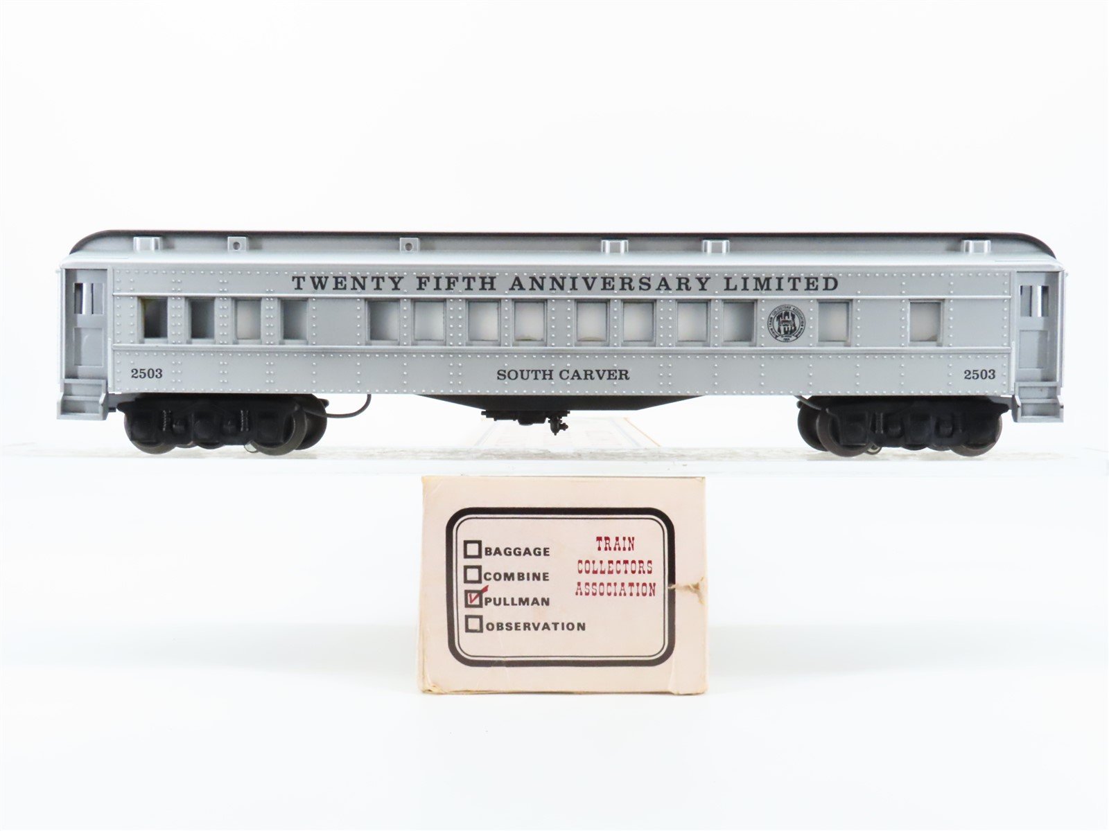 O Gauge 3-Rail Williams/Lionel TCA 25th Anniversary Pullman Passenger #2503