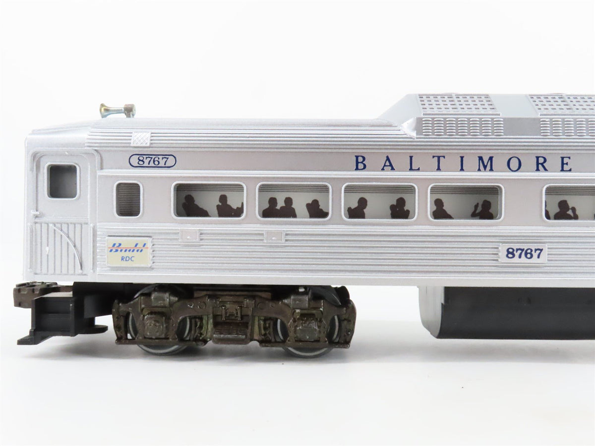 O Gauge 3-Rail Lionel 6-8767 B&amp;O Railway RDC Passenger Car #8767 Unpowered