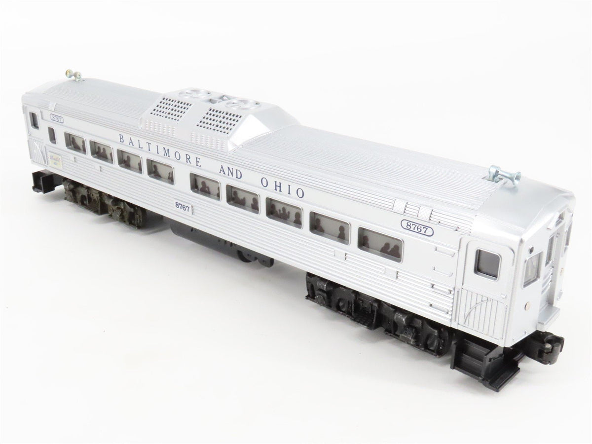 O Gauge 3-Rail Lionel 6-8767 B&amp;O Railway RDC Passenger Car #8767 Unpowered