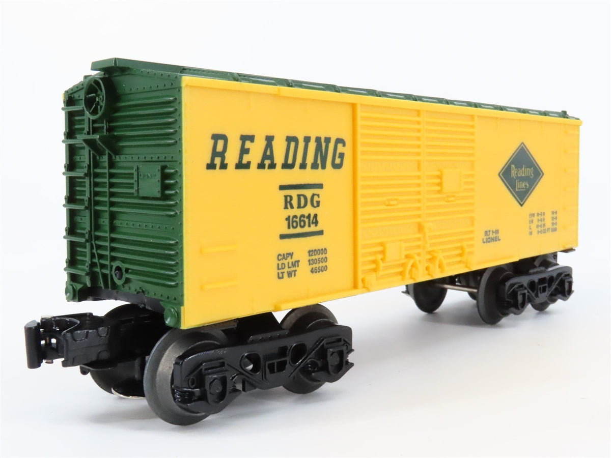 O Gauge 3-Rail Lionel 6-16614 RDG Reading Operating Cop &amp; Hobo Box Car #16614