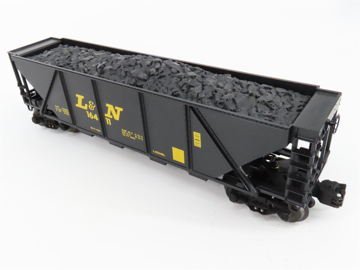 O Gauge 3-Rail Lionel #6-16411 L&amp;N Louisville &amp; Nashville 4-Bay Hopper w/ Coal