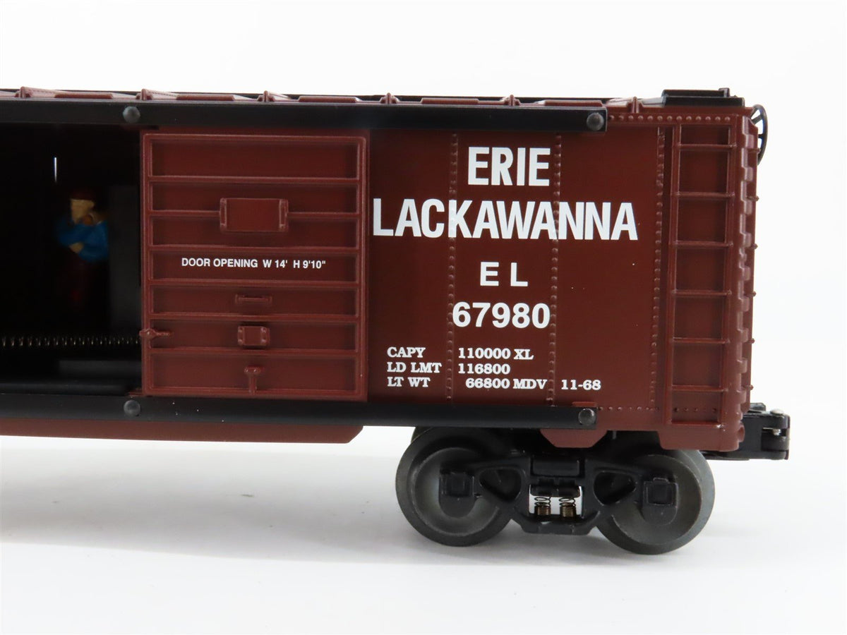 O Gauge 3-Rail Lionel 6-26787 EL Erie Lackawanna Jumping Hobo Box Car #67980