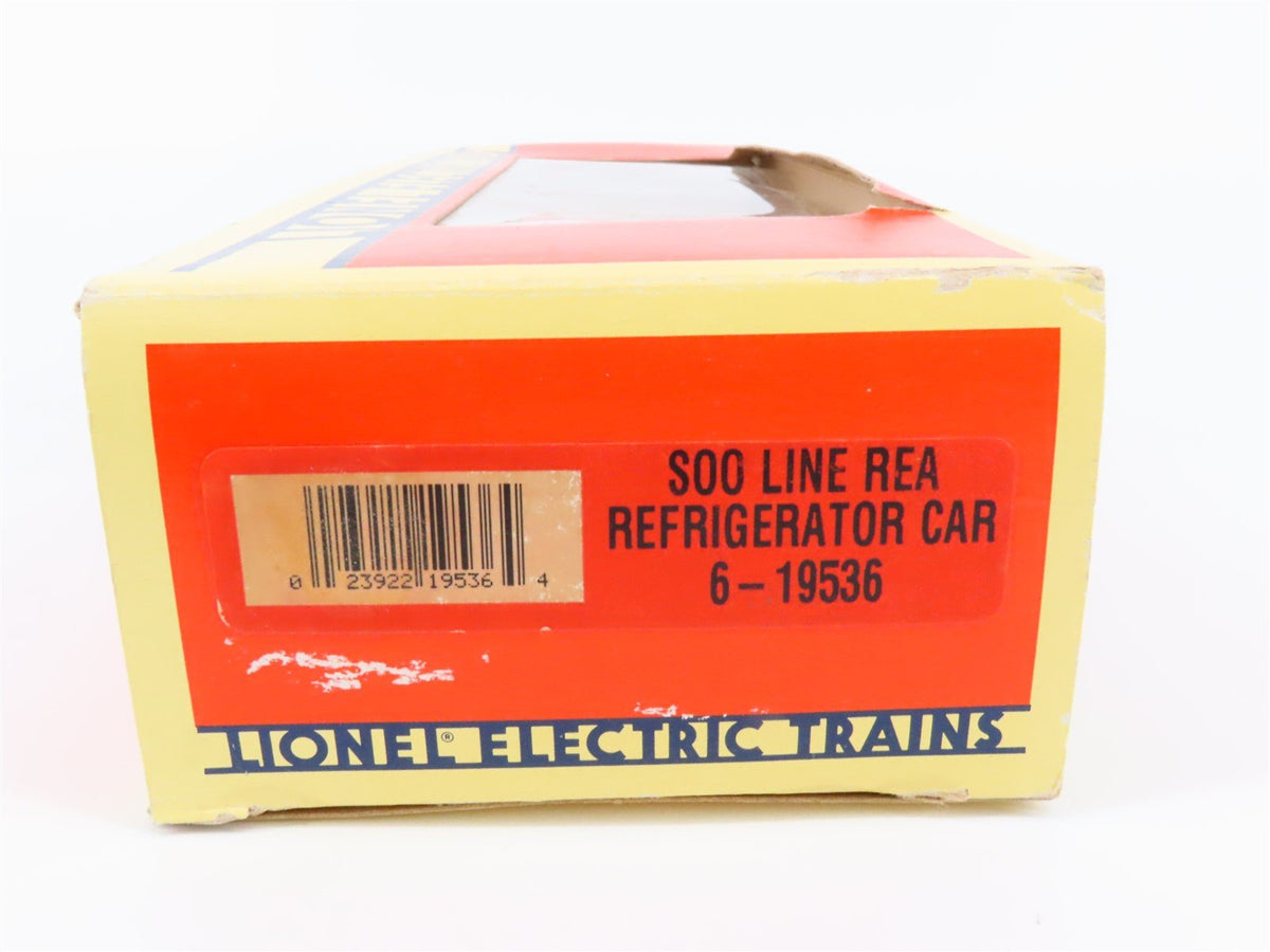 O Gauge 3-Rail Lionel #6-19536 SOO Line Railway Express Agency Reefer