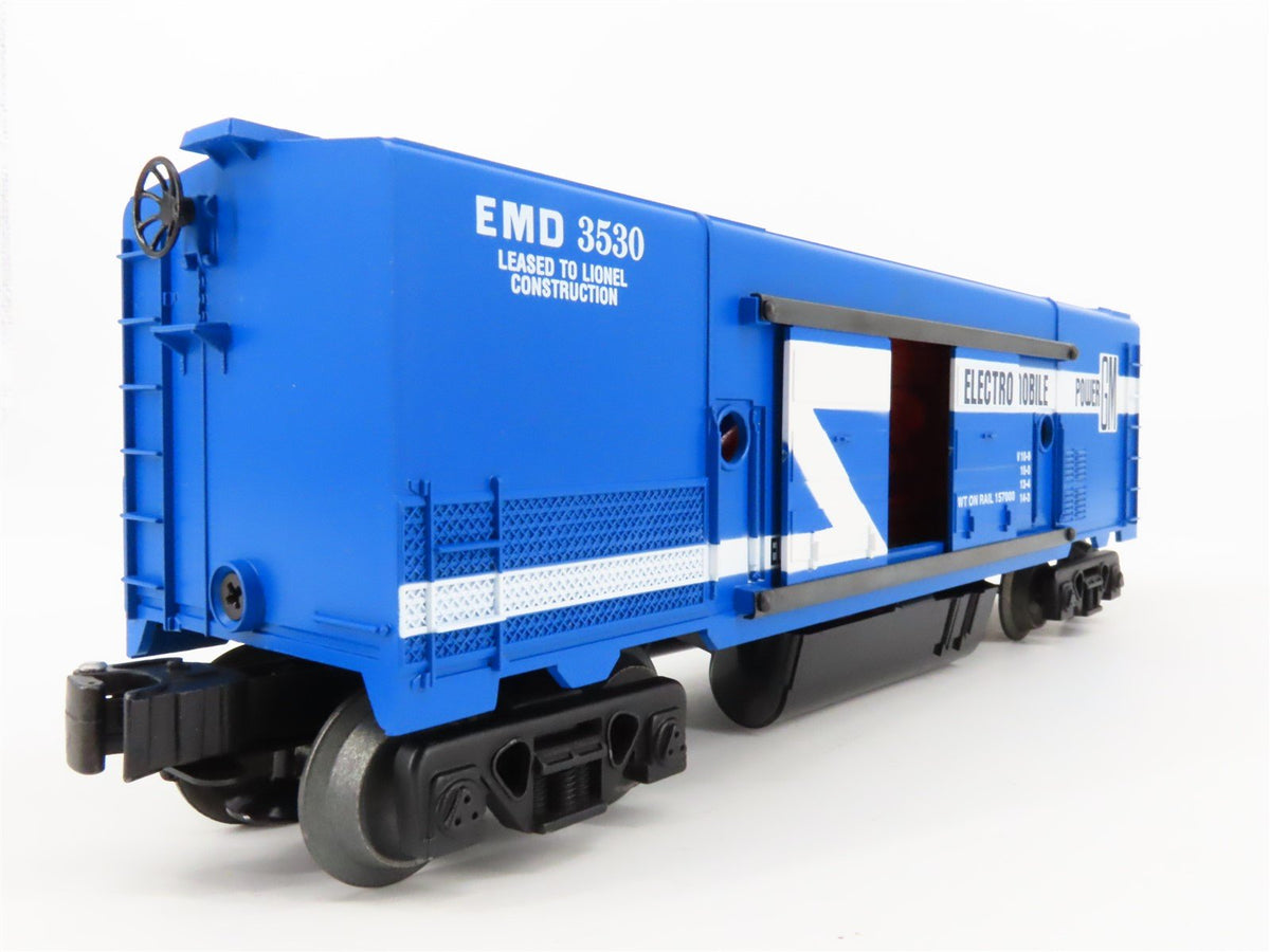 O Gauge 3-Rail Lionel 6-19831 GM Generator Car 3530 w/Searchlight &amp; Utility Pole