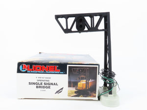 O 1/48 Scale Lionel 6-12763 Operating Single Signal Bridge