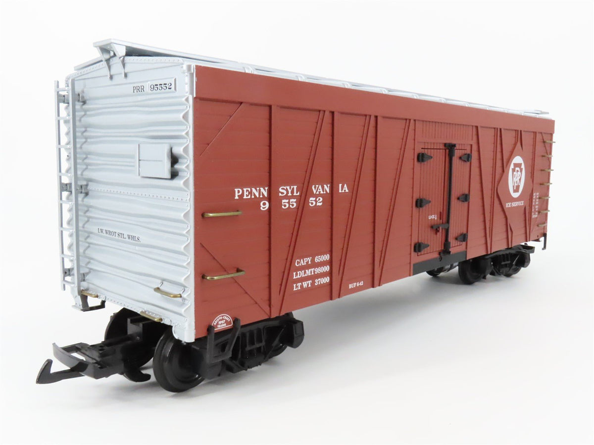 G Scale Aristocraft ART-46605 PRR Pennsylvania Steel Reefer #95552