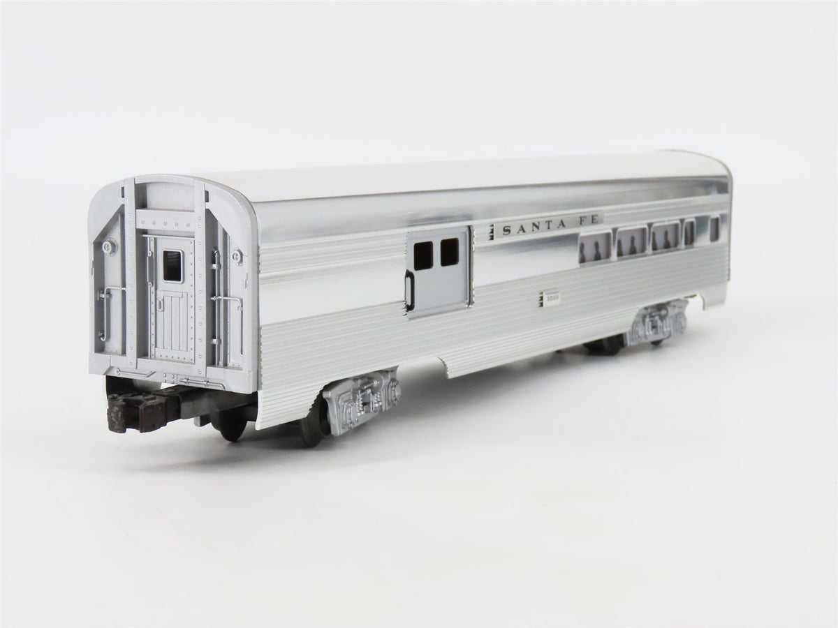 O Gauge 3-Rail Lionel 6-19110 Aluminum ATSF Santa Fe Combine Passenger Car #3500