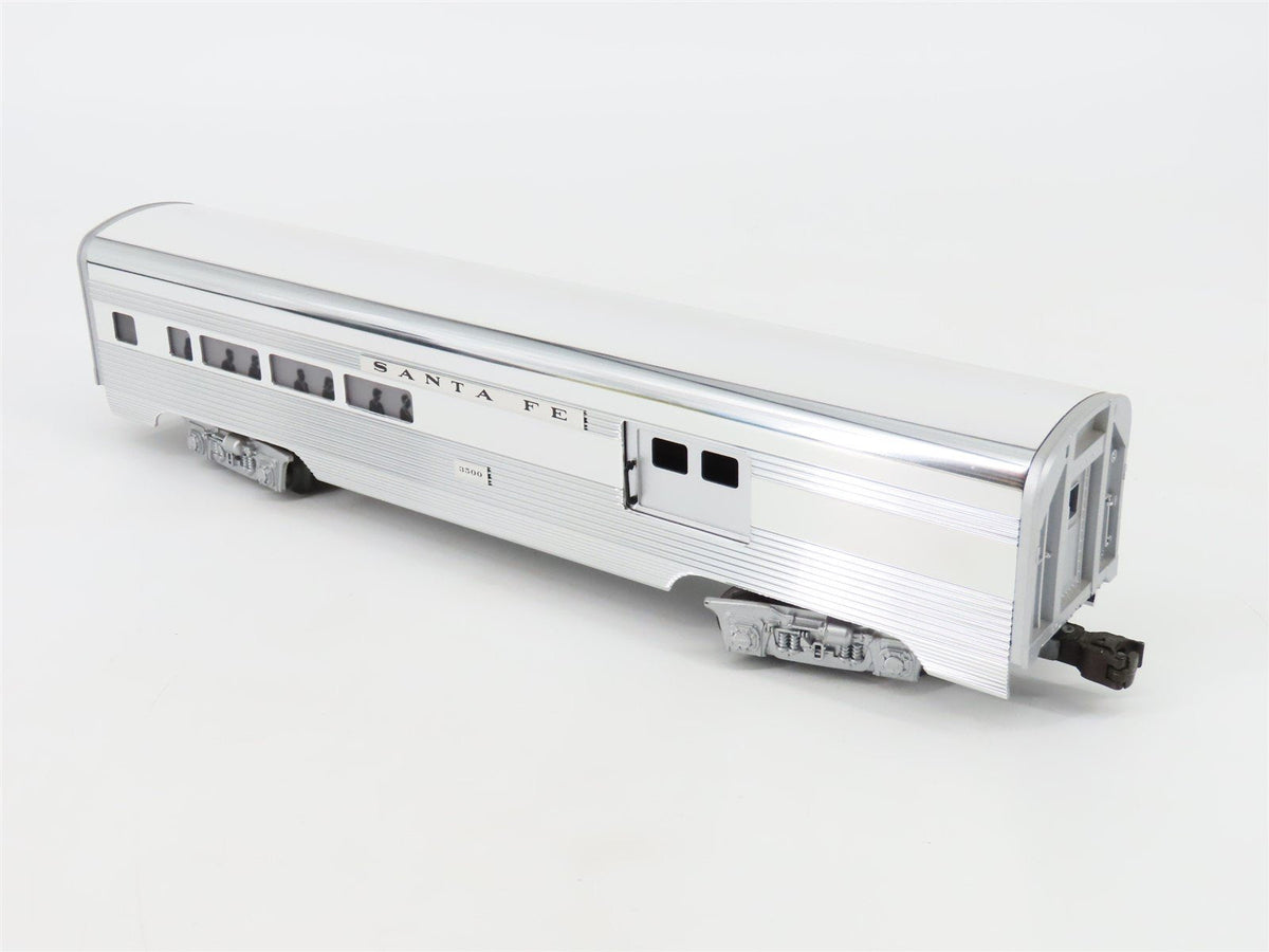 O Gauge 3-Rail Lionel 6-19110 Aluminum ATSF Santa Fe Combine Passenger Car #3500