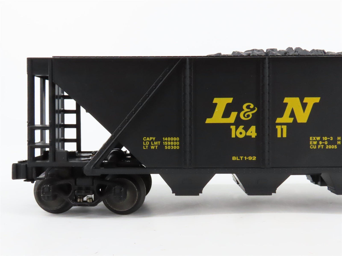 O Gauge 3-Rail Lionel #6-16411 L&amp;N Louisville &amp; Nashville 4-Bay Hopper w/ Load