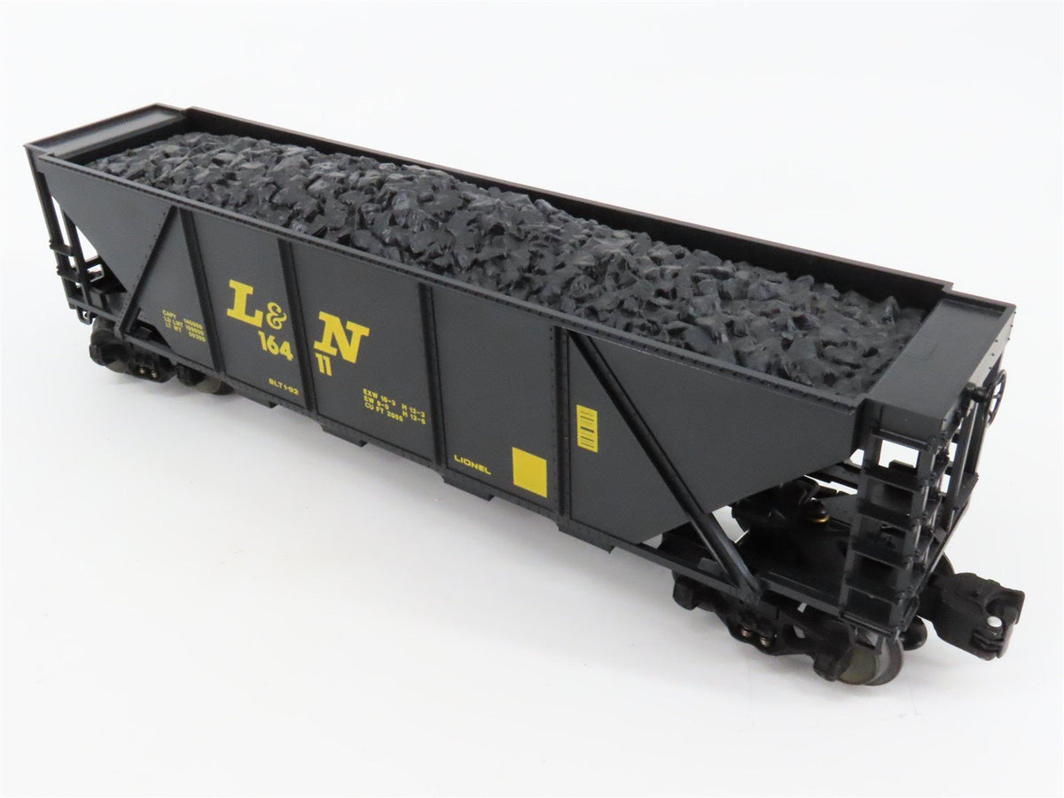 O Gauge 3-Rail Lionel #6-16411 L&amp;N Louisville &amp; Nashville 4-Bay Hopper w/ Load