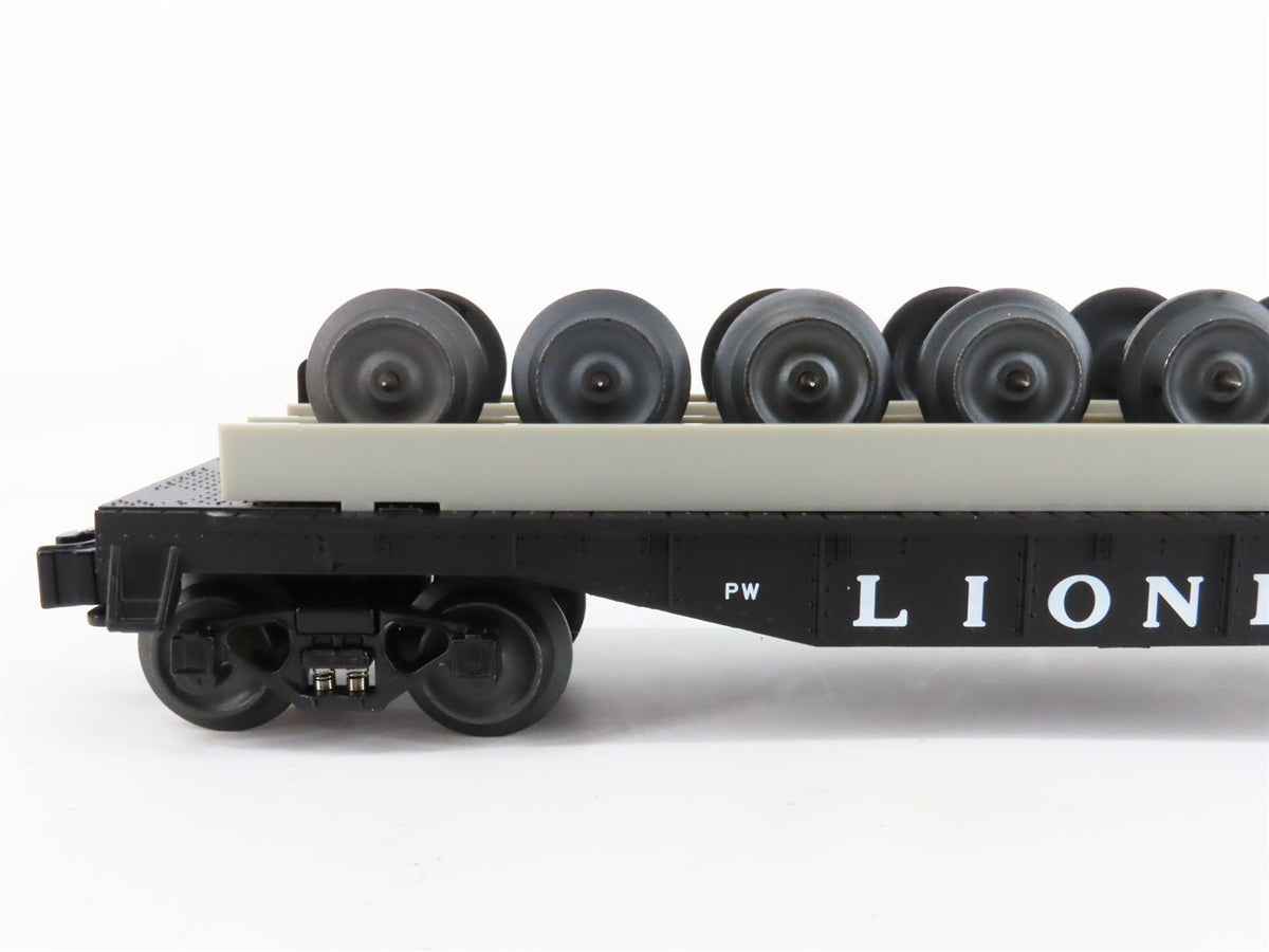 O Gauge 3-Rail Lionel #6-39436 Lionel Lines Wheel Car #6262 w/ Eight Wheel Sets