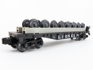 O Gauge 3-Rail Lionel #6-39436 Lionel Lines Wheel Car #6262 w/ Eight Wheel Sets