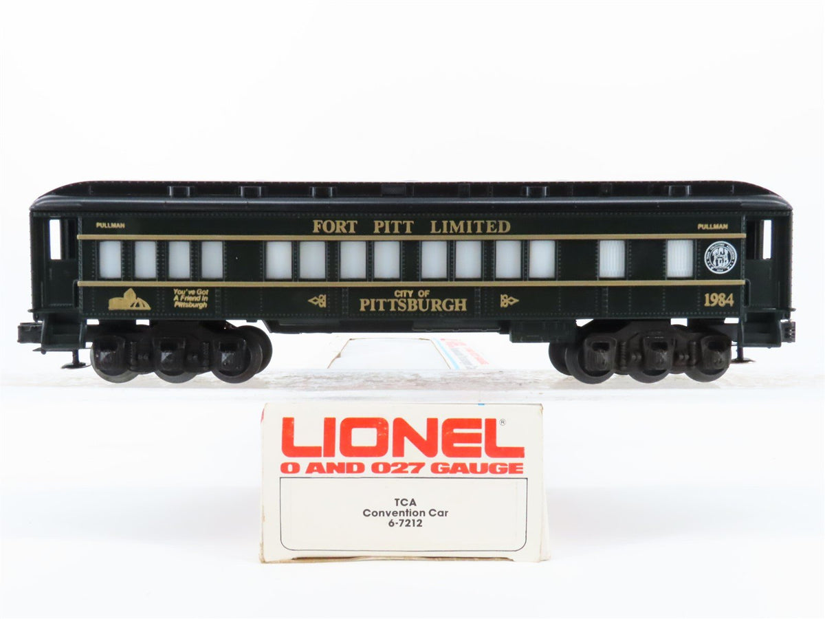 O Gauge 3-Rail Lionel 6-7212 TCA Fort Pitt Ltd. Pullman Passenger &quot;Pittsburgh&quot;