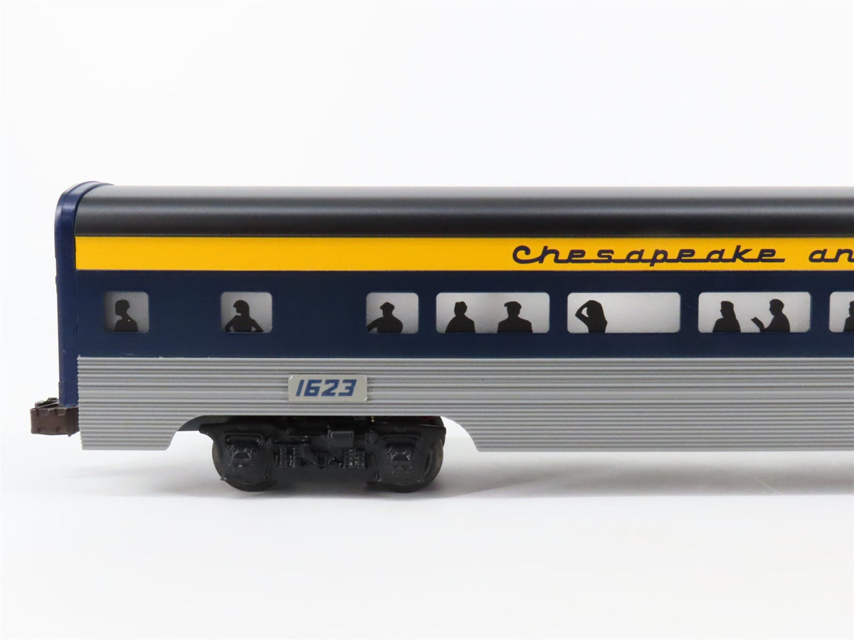 O Gauge 3-Rail Lionel #6-19146 C&amp;O Chesapeake &amp; Ohio Aluminum Coach Passenger