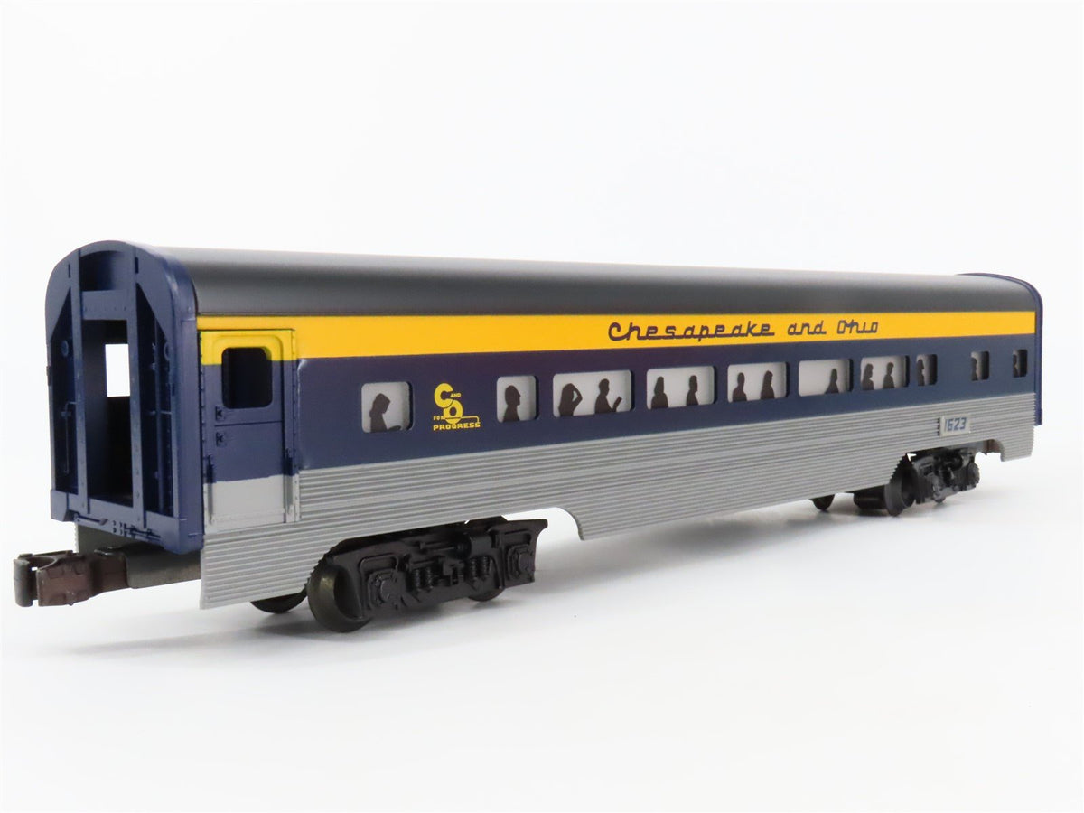 O Gauge 3-Rail Lionel #6-19146 C&amp;O Chesapeake &amp; Ohio Aluminum Coach Passenger