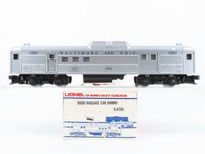 O/O27 Gauge 3-Rail Lionel #6-8765 B&O Budd Baggage Passenger #8765 - Dummy