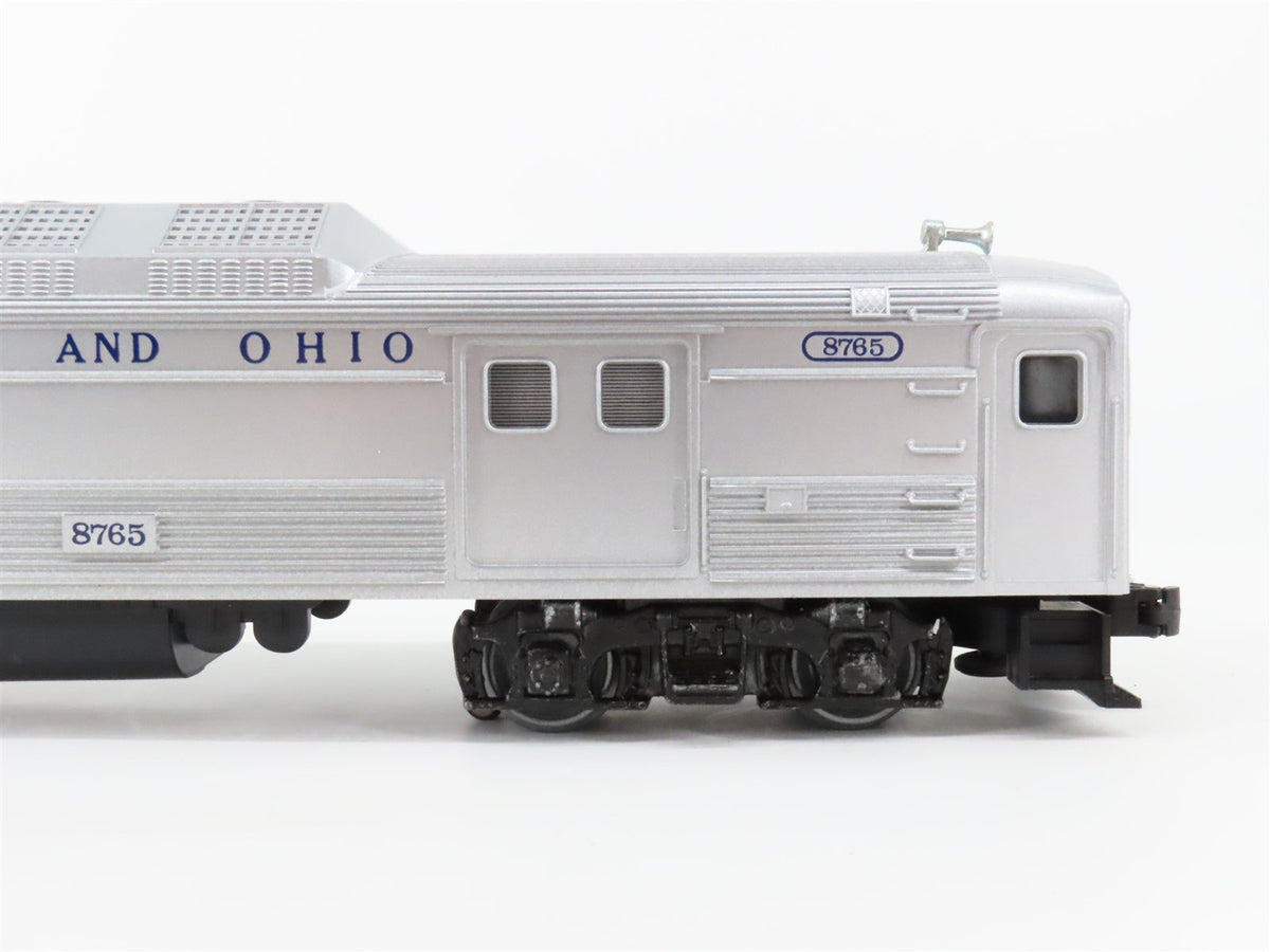 O/O27 Gauge 3-Rail Lionel #6-8765 B&amp;O Budd Baggage Passenger #8765 - Dummy