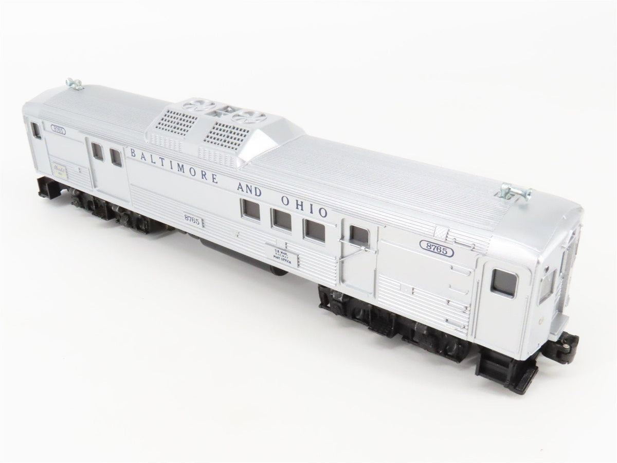 O/O27 Gauge 3-Rail Lionel #6-8765 B&amp;O Budd Baggage Passenger #8765 - Dummy