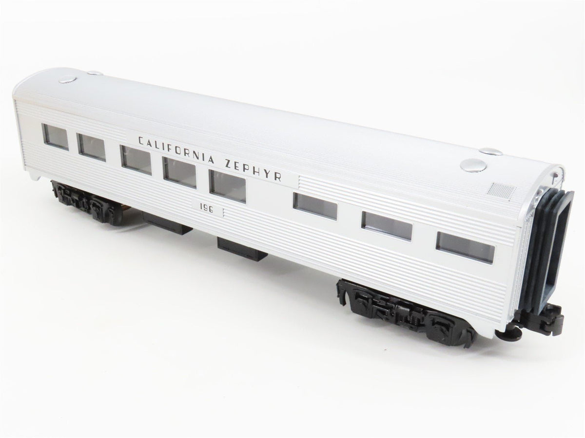 O27 Gauge 3-Rail MTH Rail King #30-6054 California Zephyr 2-Car Passenger Set