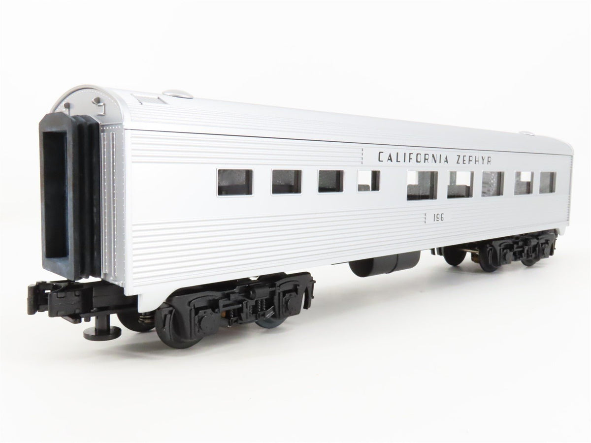 O27 Gauge 3-Rail MTH Rail King #30-6054 California Zephyr 2-Car Passenger Set