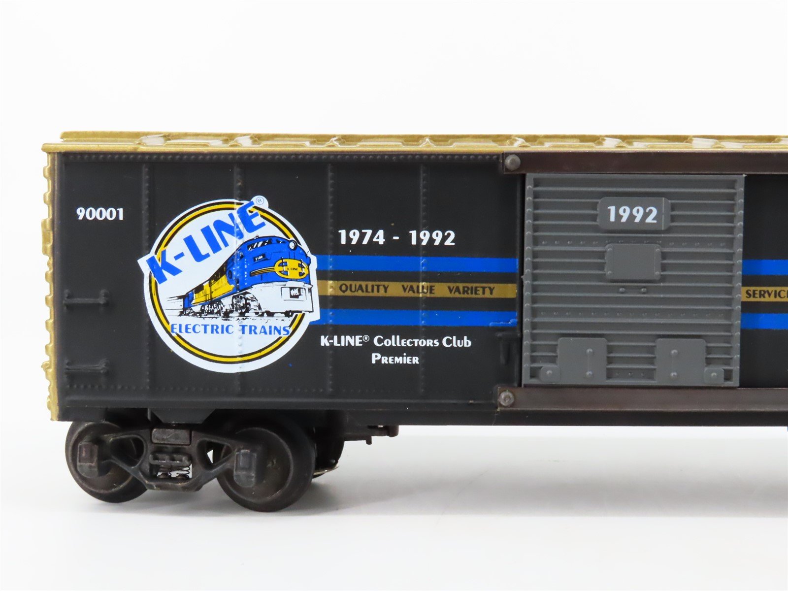 O/O27 Gauge 3-Rail K-Line K90001 KCC Premier Edition Classic Box Car #90001