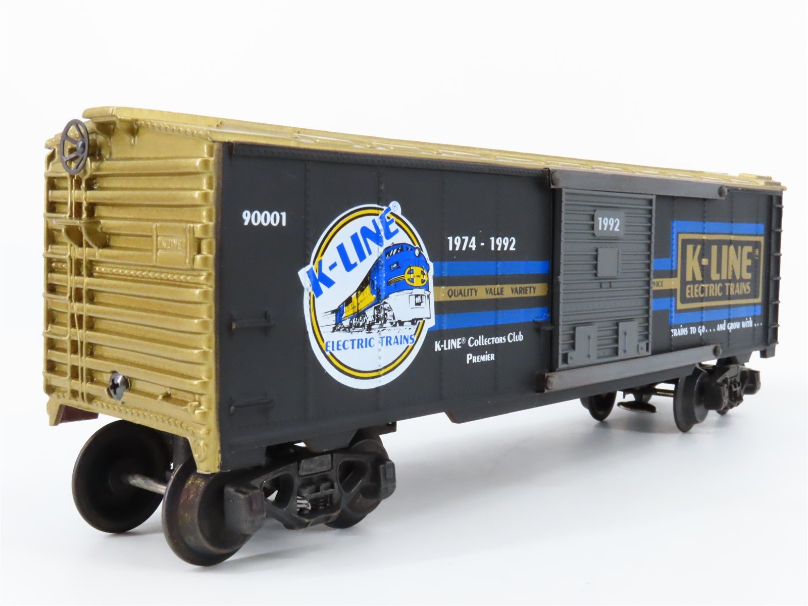 O/O27 Gauge 3-Rail K-Line K90001 KCC Premier Edition Classic Box Car #90001