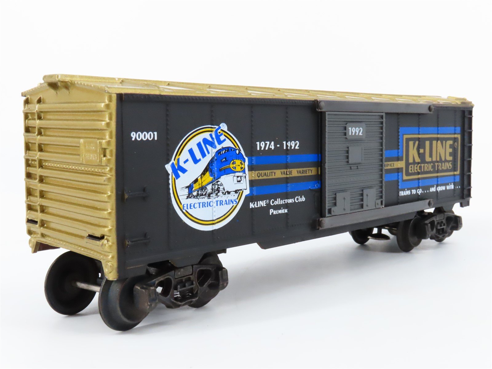 O/O27 Gauge 3-Rail K-Line K90001 KCC Premier Edition Classic Box Car #90001