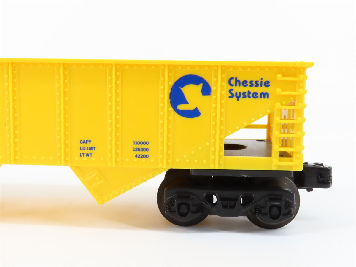 O/O27 Gauge 3-Rail K-Line #K-5311 C&amp;O Chessie System 2-Bay Open Hopper #5311