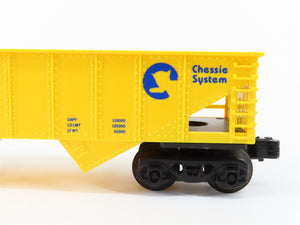 O/O27 Gauge 3-Rail K-Line #K-5311 C&O Chessie System 2-Bay Open Hopper #5311