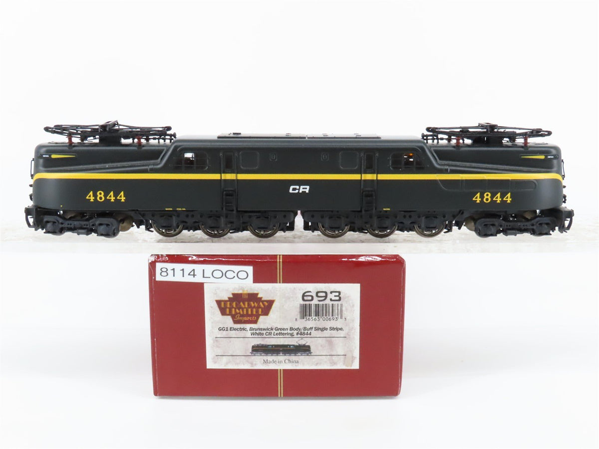 HO Scale Broadway Limited BLI 693 CR Conrail GG-1 Electric #4844 w/ DCC &amp; Sound