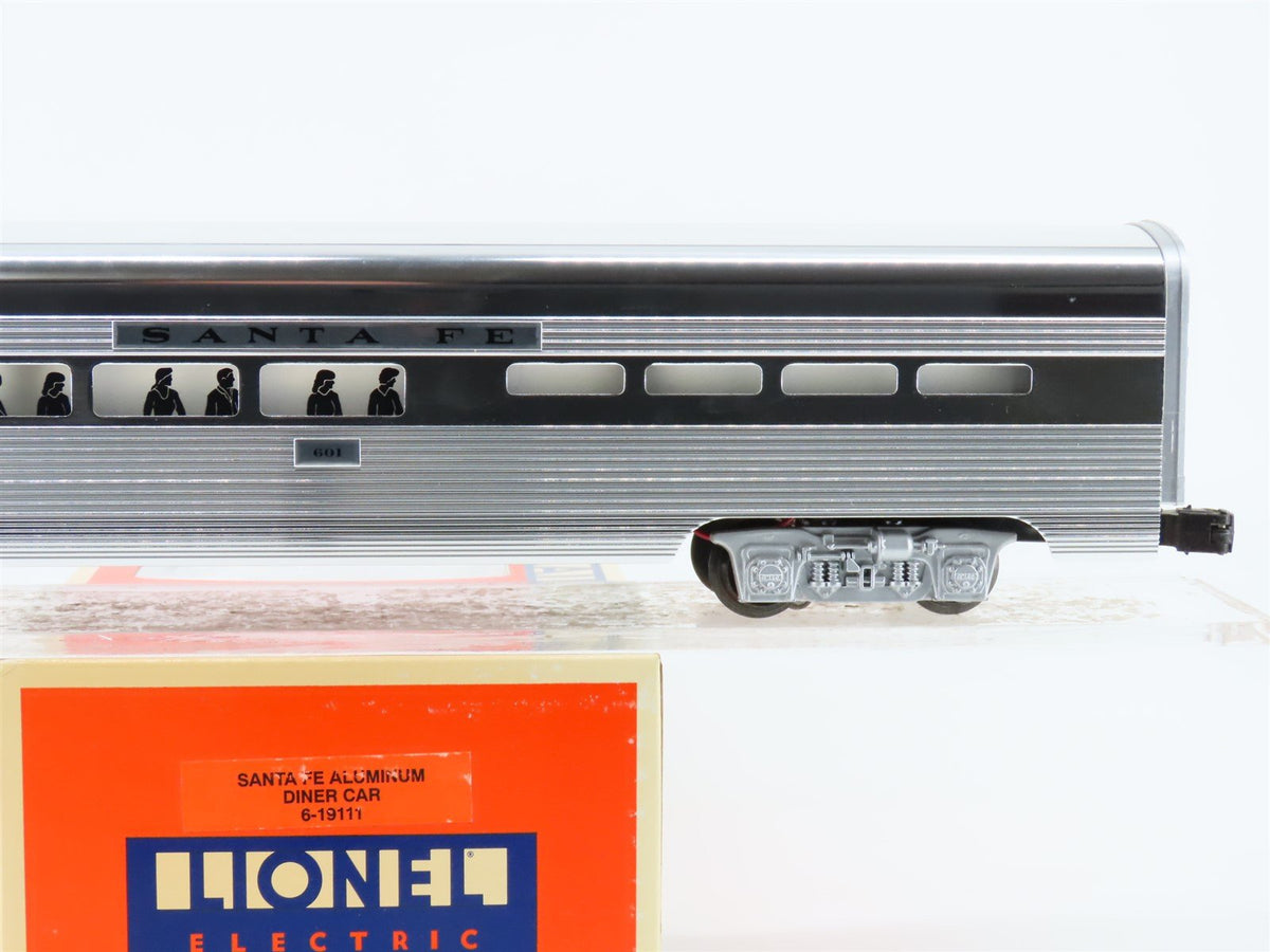 O Gauge 3-Rail Lionel 6-19111 ATSF Santa Fe Aluminum Diner Passenger #601