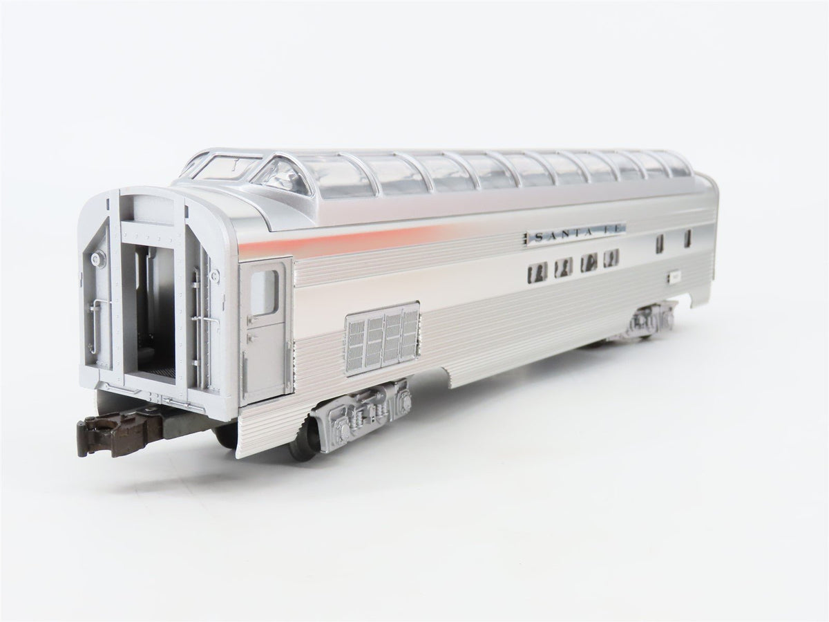 O Gauge 3-Rail Lionel 6-19128 ATSF Santa Fe Aluminum Vista Dome Passenger #507