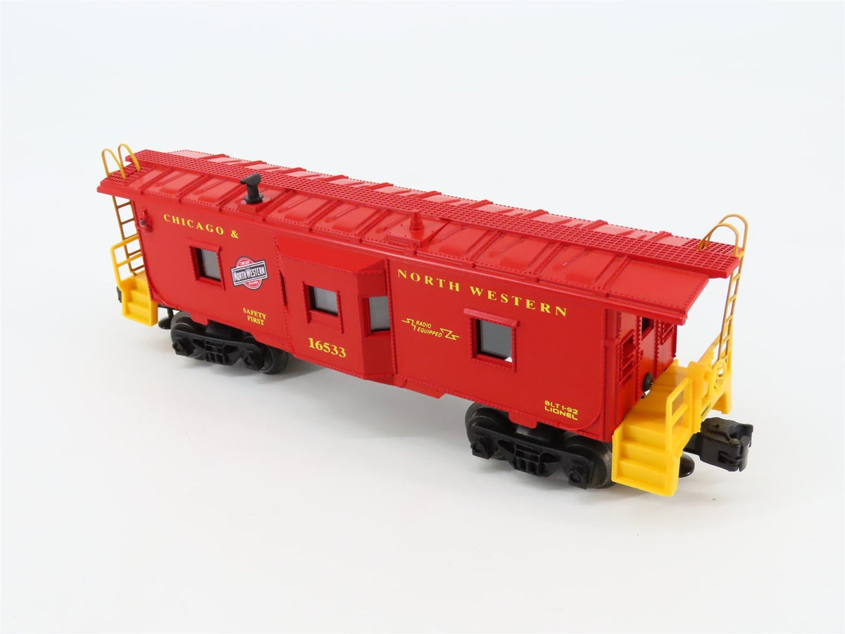 O Gauge 3-Rail Lionel 6-16533 CNW Chicago North Western Bay Window Caboose 16533