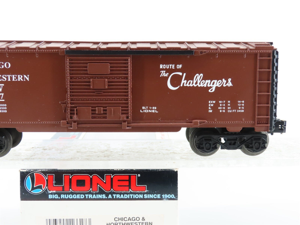 O Gauge 3-Rail Lionel 6-16617 CNW Chicago North Western Box Car #16617 w/ ETD