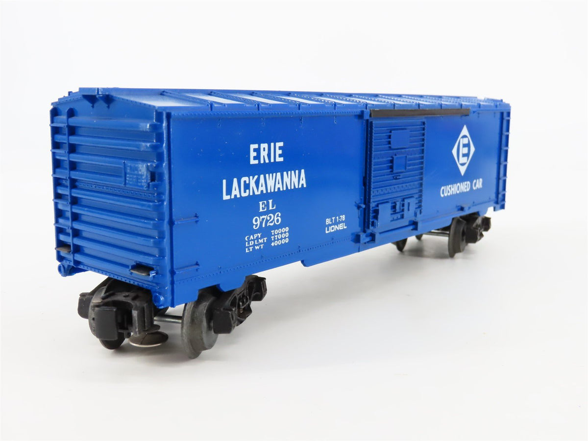 O Gauge 3-Rail Lionel EL Erie Lackawanna Single Door Box Car #9726