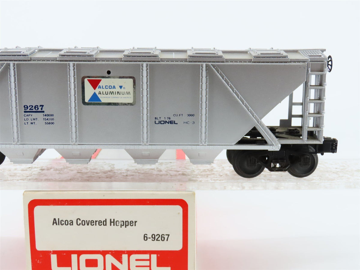 O Gauge 3-Rail Lionel 6-9267 Alcoa Aluminum Company Covered 4-Bay Hopper #9267