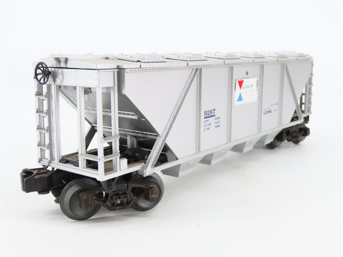 O Gauge 3-Rail Lionel 6-9267 Alcoa Aluminum Company Covered 4-Bay Hopper #9267