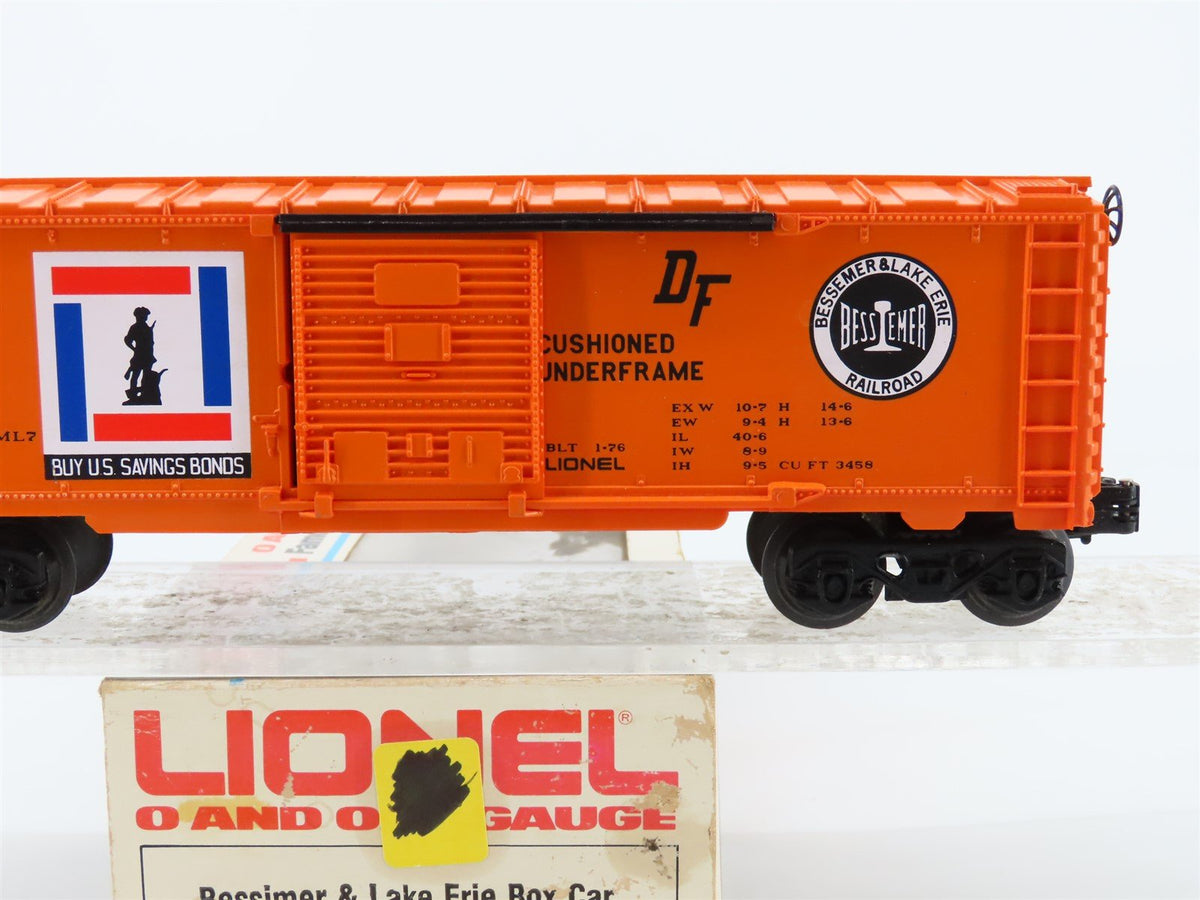 O Gauge 3-Rail Lionel 6-9769 B&amp;LE Bessemer &amp; Lake Erie Single Door Box Car #9769