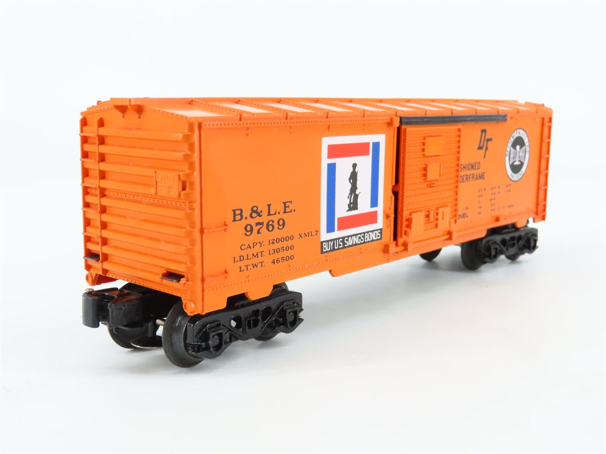 O Gauge 3-Rail Lionel 6-9769 B&amp;LE Bessemer &amp; Lake Erie Single Door Box Car #9769