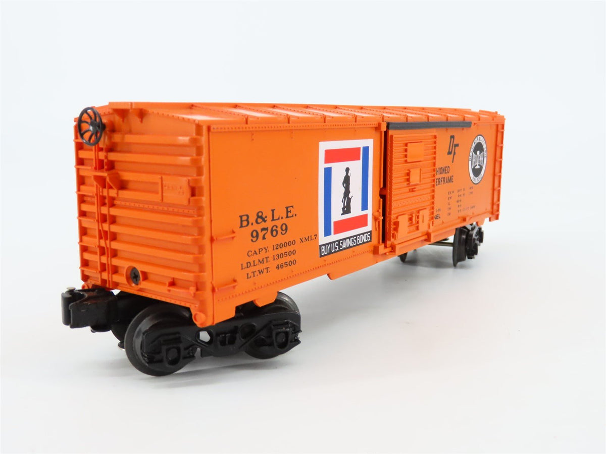 O Gauge 3-Rail Lionel 6-9769 B&amp;LE Bessemer &amp; Lake Erie Single Door Box Car #9769